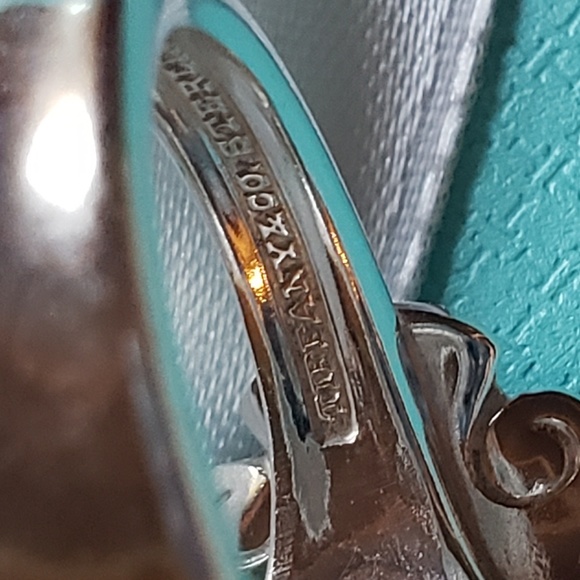 Antique 1911 Tiffany & Co. Flemish Spoon-ring #6 - Picture 5 of 6